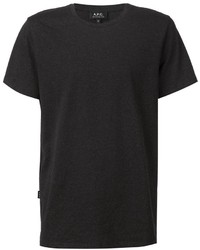 T-shirt girocollo grigio scuro di A.P.C.