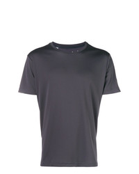 T-shirt girocollo grigio scuro di adidas