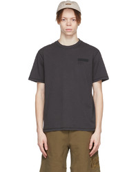 T-shirt girocollo grigio scuro di AFFXWRKS