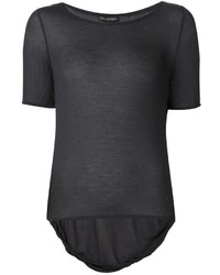 T-shirt girocollo grigio scuro di Alexandre Plokhov