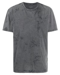 T-shirt girocollo grigio scuro di AllSaints