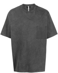 T-shirt girocollo grigio scuro di Attachment