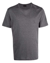 T-shirt girocollo grigio scuro di Billionaire