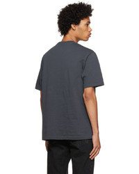 T-shirt girocollo grigio scuro di Axel Arigato