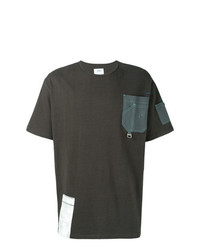 T-shirt girocollo grigio scuro di C2h4