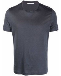 T-shirt girocollo grigio scuro di Cenere Gb