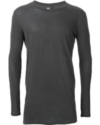 T-shirt girocollo grigio scuro di Damir Doma