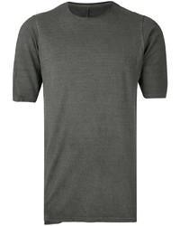 T-shirt girocollo grigio scuro di Devoa