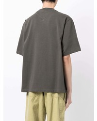 T-shirt girocollo grigio scuro di Kenzo