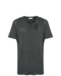 T-shirt girocollo grigio scuro di Etro