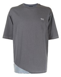 T-shirt girocollo grigio scuro di FIVE CM