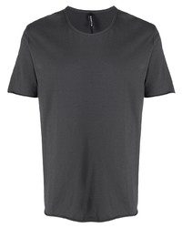 T-shirt girocollo grigio scuro di Giorgio Brato