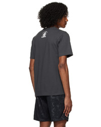 T-shirt girocollo grigio scuro di BAPE
