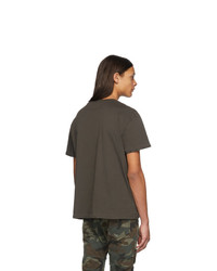 T-shirt girocollo grigio scuro di R13