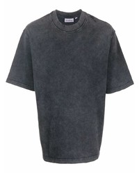 T-shirt girocollo grigio scuro di Han Kjobenhavn