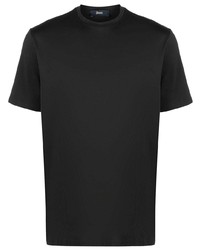 T-shirt girocollo grigio scuro di Herno
