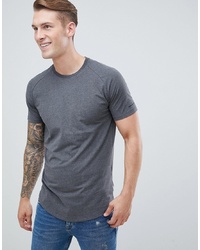 T-shirt girocollo grigio scuro di Jack & Jones