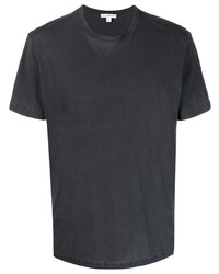 T-shirt girocollo grigio scuro di James Perse