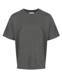 T-shirt girocollo grigio scuro di John Elliott