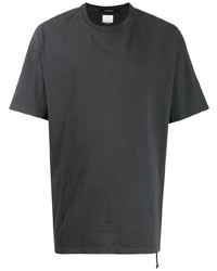 T-shirt girocollo grigio scuro di Ksubi