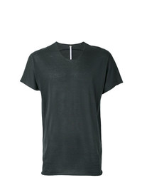 T-shirt girocollo grigio scuro di Label Under Construction