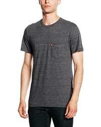 T-shirt girocollo grigio scuro di Levi's