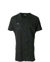 T-shirt girocollo grigio scuro di Lost & Found Rooms