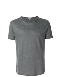 T-shirt girocollo grigio scuro di Orlebar Brown