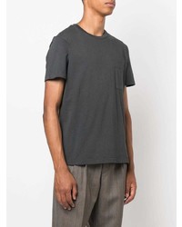 T-shirt girocollo grigio scuro di Barena