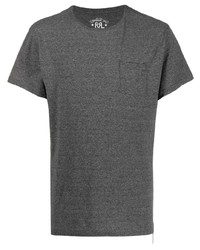 T-shirt girocollo grigio scuro di Ralph Lauren RRL