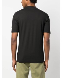 T-shirt girocollo grigio scuro di Dell'oglio