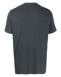 T-shirt girocollo grigio scuro di Majestic Filatures