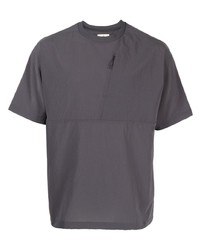 T-shirt girocollo grigio scuro di Snow Peak