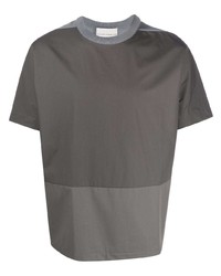 T-shirt girocollo grigio scuro di Stephan Schneider