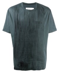 T-shirt girocollo grigio scuro di Telfar