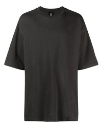 T-shirt girocollo grigio scuro di Thom Krom
