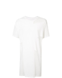 T-shirt girocollo in rete bianca di Julius