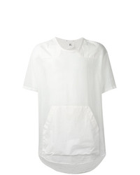 T-shirt girocollo in rete bianca di Lost & Found Rooms