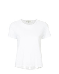 T-shirt girocollo in rete bianca di Sea