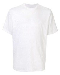 T-shirt girocollo in rete bianca di Supreme