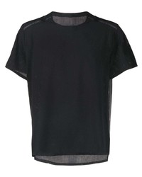 T-shirt girocollo in rete nera di Nike