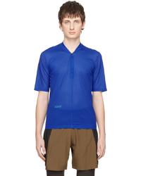 T-shirt girocollo in rete stampata blu di Soar Running
