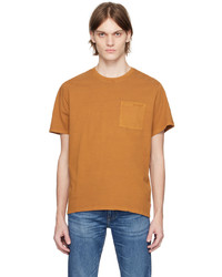 T-shirt girocollo lavorata a maglia arancione di Levi's