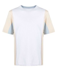 T-shirt girocollo lavorata a maglia bianca di Jacquemus