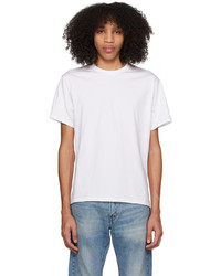 T-shirt girocollo lavorata a maglia bianca di Levi's