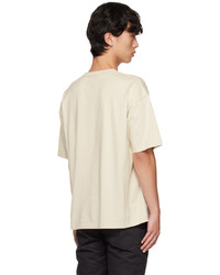 T-shirt girocollo lavorata a maglia bianca di VISVIM
