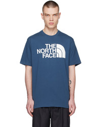 T-shirt girocollo lavorata a maglia blu di The North Face