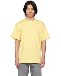 T-shirt girocollo lavorata a maglia gialla di CARHARTT WORK IN PROGRESS