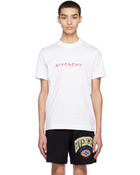 T-shirt girocollo lavorata a maglia marrone chiaro di Givenchy