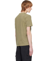 T-shirt girocollo lavorata a maglia marrone chiaro di Parajumpers